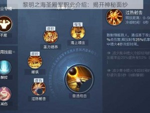 黎明之海圣殿军职业介绍：揭开神秘面纱