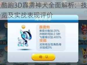 天天酷跑3D霹雳神犬全面解析：技能属性一览及实战表现评价