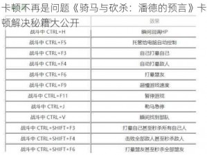 卡顿不再是问题《骑马与砍杀：潘德的预言》卡顿解决秘籍大公开