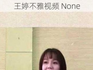 王婷不雅视频 None