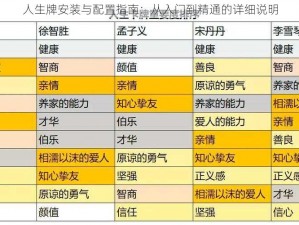 人生牌安装与配置指南：从入门到精通的详细说明