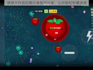 球球大作战后期分身技巧分享，让你轻松称霸战场