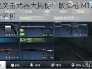 全民突击武器大揭秘：散弹枪 M1216 深度解析