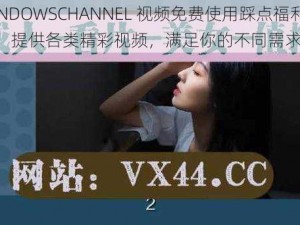 WINDOWSCHANNEL 视频免费使用踩点福利专区，提供各类精彩视频，满足你的不同需求