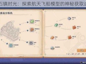 沙石镇时光：探索航天飞船模型的神秘获取途径