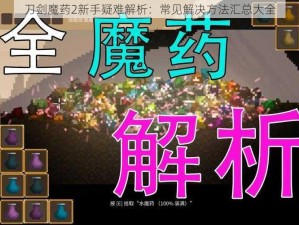 刀剑魔药2新手疑难解析：常见解决方法汇总大全