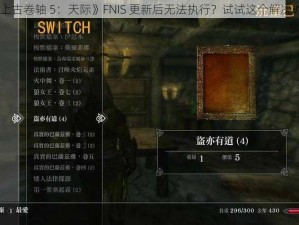 《上古卷轴 5：天际》FNIS 更新后无法执行？试试这个解决办法