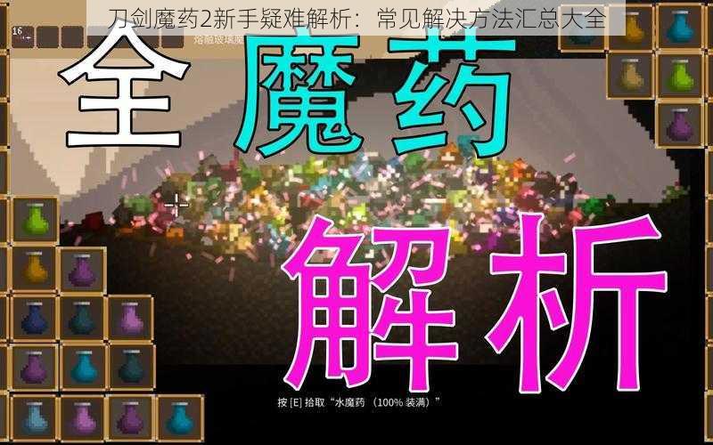 刀剑魔药2新手疑难解析：常见解决方法汇总大全