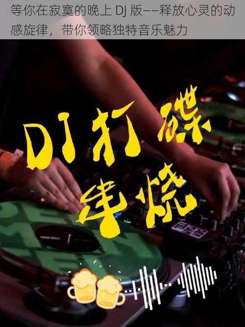 等你在寂寞的晚上 DJ 版——释放心灵的动感旋律，带你领略独特音乐魅力