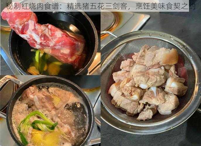 秘制红烧肉食谱：精选猪五花三剑客，烹饪美味食契之约