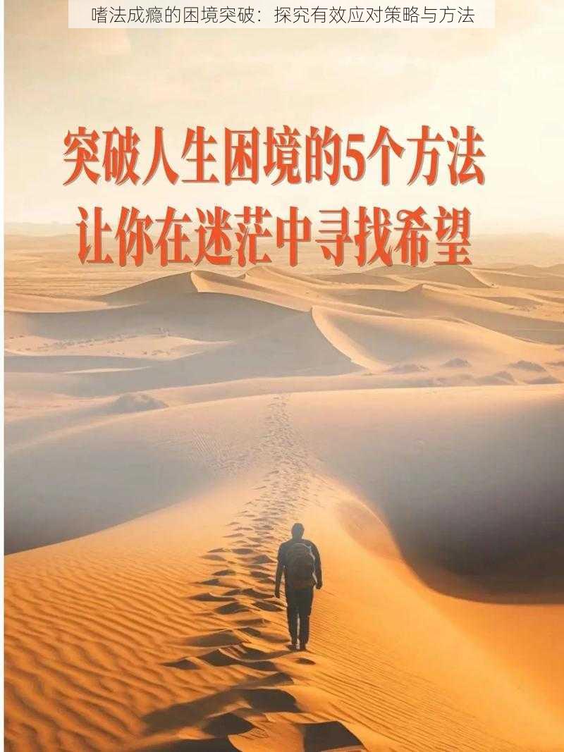 嗜法成瘾的困境突破：探究有效应对策略与方法