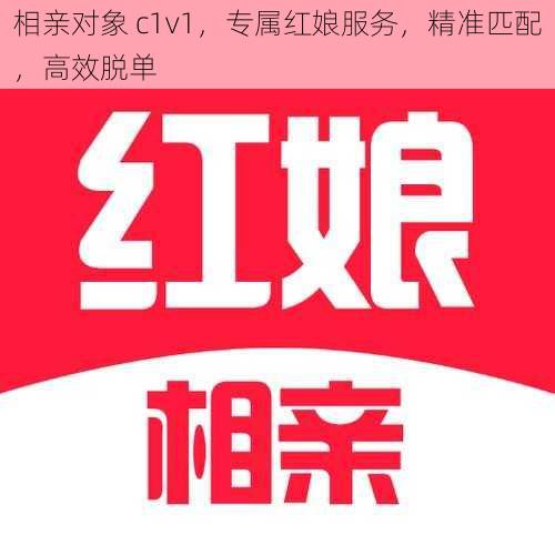 相亲对象 c1v1，专属红娘服务，精准匹配，高效脱单