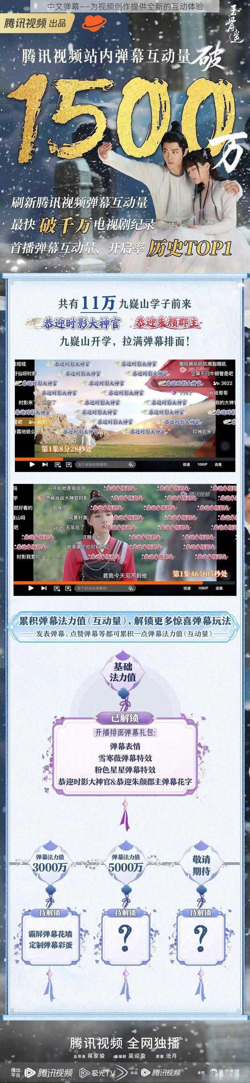 中文弹幕——为视频创作提供全新的互动体验