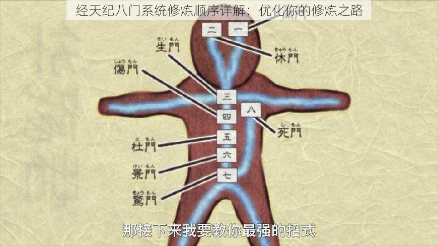 经天纪八门系统修炼顺序详解：优化你的修炼之路