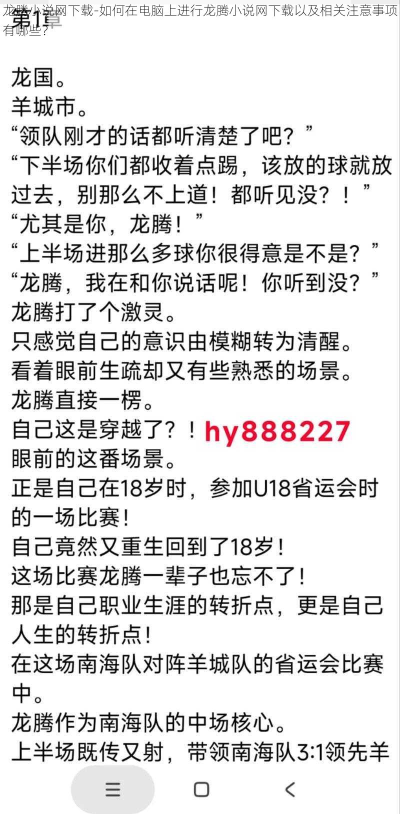 龙腾小说网下载-如何在电脑上进行龙腾小说网下载以及相关注意事项有哪些？