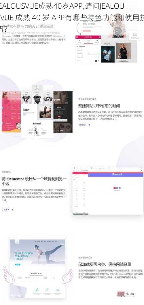 JEALOUSVUE成熟40岁APP,请问JEALOUSVUE 成熟 40 岁 APP有哪些特色功能和使用技巧？