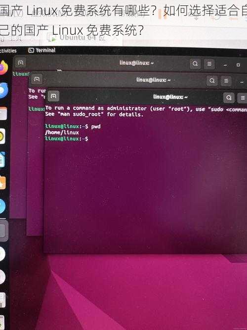 国产 Linux 免费系统有哪些？如何选择适合自己的国产 Linux 免费系统？