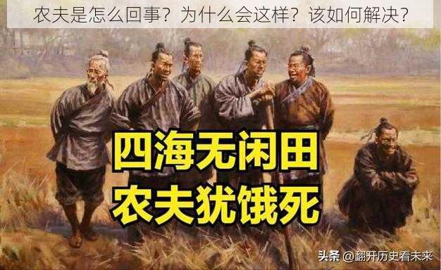 农夫是怎么回事？为什么会这样？该如何解决？