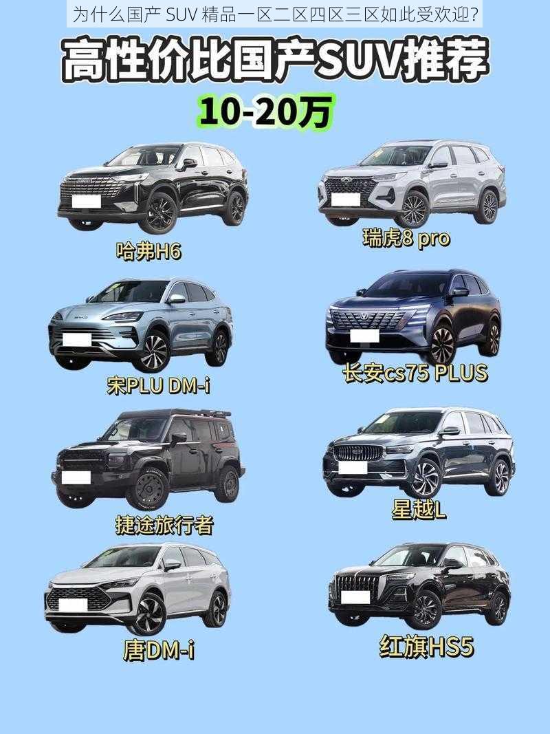 为什么国产 SUV 精品一区二区四区三区如此受欢迎？