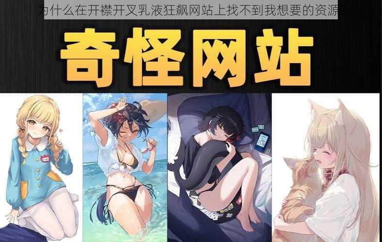 为什么在开襟开叉乳液狂飙网站上找不到我想要的资源？