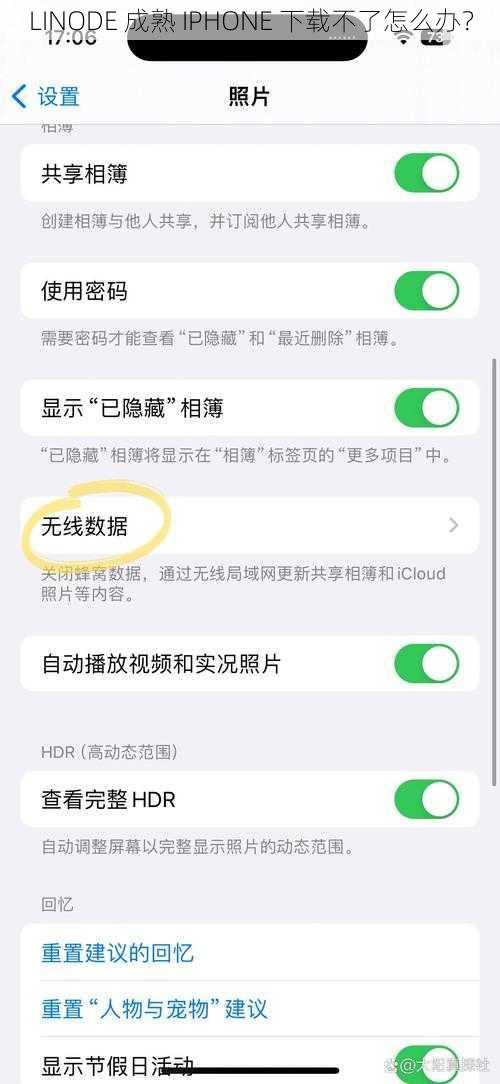 LINODE 成熟 IPHONE 下载不了怎么办？