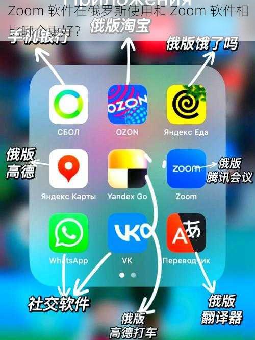 Zoom 软件在俄罗斯使用和 Zoom 软件相比哪个更好？