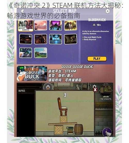 《奇诺冲突 2》STEAM 联机方法大揭秘：畅游游戏世界的必备指南