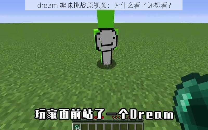 dream 趣味挑战原视频：为什么看了还想看？