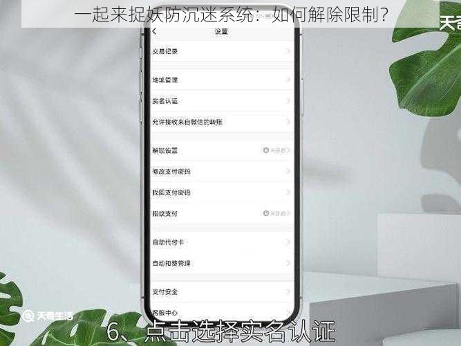 一起来捉妖防沉迷系统：如何解除限制？