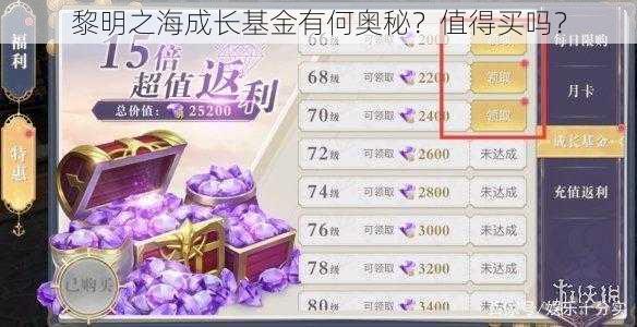 黎明之海成长基金有何奥秘？值得买吗？